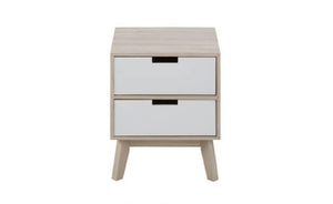 2 Drawer cabinet wooden bedside end table storage wood bedroom accent side room essentials stacking square coffee inch tablecloth shaped round