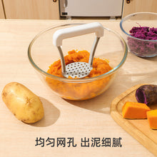 Load image into Gallery viewer, Manual potato mud press baby complementary food masher wavy potato press kitchen gadget press potato artifact
