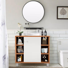 Load image into Gallery viewer, Bathroom under sink storage cabinet W/ 6 shelves UK kitchenroom organize toilet furniture home