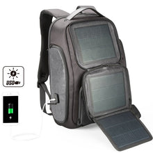 Load image into Gallery viewer, Backpack USB Solar Power Charger for Business Travel Waterproof Shoulder Bags to Laptop 15.6 Inch - jnpworldwide