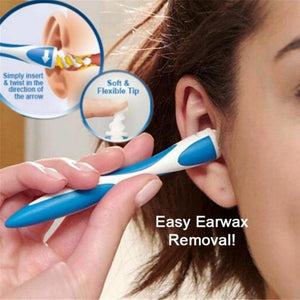 Ear Cleaner Replacement Ear Pick Easy Wax Remover Spiral Earwax Cleaner Health wash Care Tools - jnpworldwide