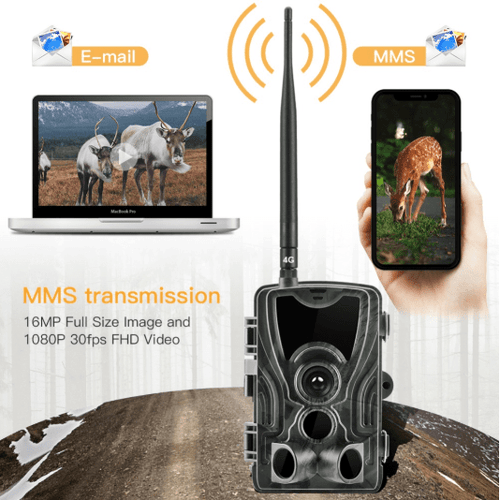 camera extreme outdoor Hunting trap microphone photo Video recording lens HD zoom color hunter LED - jnpworldwide