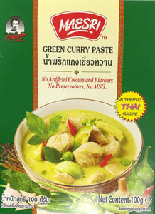 Green Curry Paste thai food mix coconut spice herb authentic to sale shop wholesale trade 400 carton - jnpworldwide