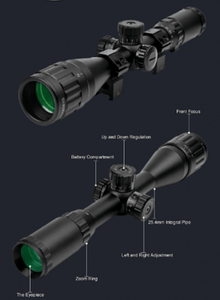 Camera lens Tactical Optic Sight Green Red Illuminated Hunting Rifle Scope Sniper Air Gun waterproof - jnpworldwide