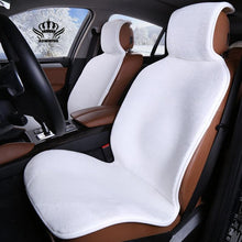 Load image into Gallery viewer, Car Seat Cover winter White Universal Automotive Artificial fur Cushion toyota BMW Kia Mazda Ford - jnpworldwide