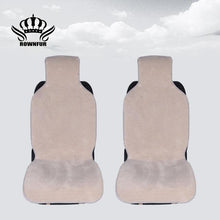 Load image into Gallery viewer, Car Seat Cover winter White Universal Automotive Artificial fur Cushion toyota BMW Kia Mazda Ford - jnpworldwide