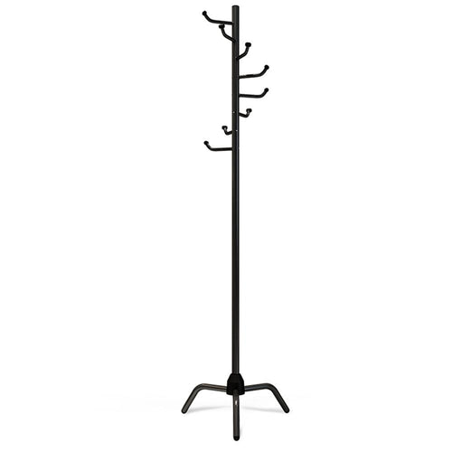 8 Hooks Multi function Hanger Standing Coat Rack Creative Home Furniture Clothes Hanging Storage us - jnpworldwide