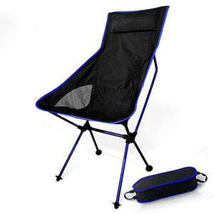 Beach Chair Camping Lightweight Folding Fishing Outdoor Furniture Stock Orange Red Dark Blue Table - jnpworldwide