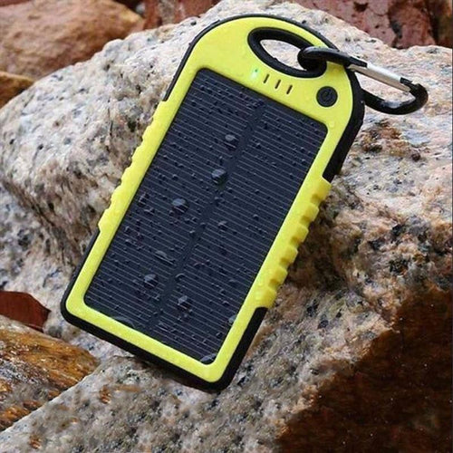 Solar Power Bank Waterproof 20000mah Charger 2 Usb Ports External Power Bank For Xiaomi Smartphone - jnpworldwide