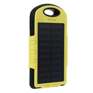Solar Power Bank Waterproof 20000mah Charger 2 Usb Ports External Power Bank For Xiaomi Smartphone - jnpworldwide