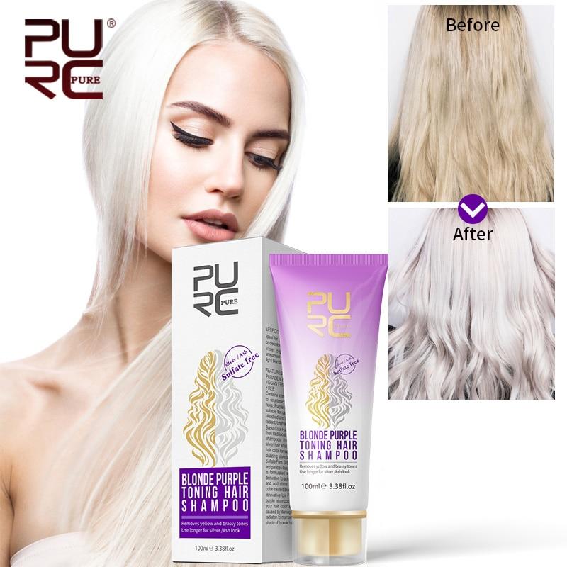 Purple Shampoo New 100ml For Blonde Hair Revitalize Blonde Bleached & Highlighted Color Treated oz - jnpworldwide