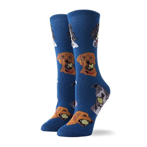 Socks Funny Cartoon Animal Personality face Print Design Motion Cotton Breathable Cat Butterfly soft - jnpworldwide