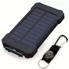 Load image into Gallery viewer, Solar Waterproof Power Bank LED Light Mobile USB External Battery Charger For Phone Tablet Camera - jnpworldwide
