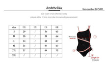 Load image into Gallery viewer, Sexy One Shoulder One Piece Swimsuit Mesh Patchwork Swimwear Bodysuit Bathing Suit Women Swimsuit - jnpworldwide