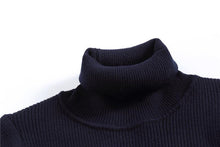 Load image into Gallery viewer, Winter Thick Warm Sweater Men Turtleneck Slim Fit Style Classic Wool Knitwear Clothes soft coat hook - jnpworldwide