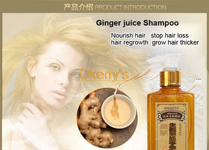 Genuine Professional Hair ginger Shampoo 300ml Dense Fast Thicker Shampoo Anti Loss growth oz - jnpworldwide