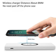 Load image into Gallery viewer, Universal Power Bank Wireless Charger For iPhone Samsung Note 8 S9 S8 S7 Xiaomi External Battery usb - jnpworldwide