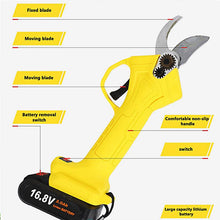 Load image into Gallery viewer, Fruit Tree Pruning Shears Electric Grafting Tool Scissor Battery Rechargeable Cutting Garden Farming - jnpworldwide