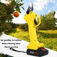 Load image into Gallery viewer, Fruit Tree Pruning Shears Electric Grafting Tool Scissor Battery Rechargeable Cutting Garden Farming - jnpworldwide