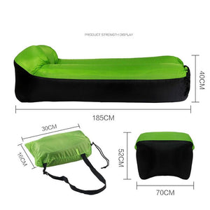 Inflatable Air Sofa Sleeping Bag Outdoor Garden Furniture Beach Lounger Chair Fast Folding Sofa Bed - jnpworldwide