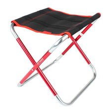 Load image into Gallery viewer, Folding Chair Stools Mini Seat Aluminum Alloy Portable for Outdoor Camping Fishing Picnic Beach - jnpworldwide