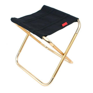 Folding Chair Stools Mini Seat Aluminum Alloy Portable for Outdoor Camping Fishing Picnic Beach - jnpworldwide