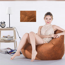 Load image into Gallery viewer, Large Bean Bag Sofa Chairs Cover Lazy Cover No Filler Suede Loungers Ottoman Living Room Furnitures - jnpworldwide