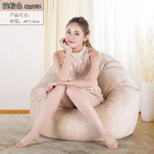 Load image into Gallery viewer, Large Bean Bag Sofa Chairs Cover Lazy Cover No Filler Suede Loungers Ottoman Living Room Furnitures - jnpworldwide