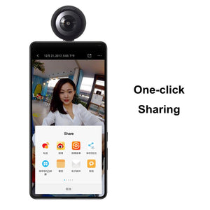 Mini Camera digital 13MP 360 Panorama Video Camera 5.5K HD zoom Sensor Live Stream for Android - jnpworldwide
