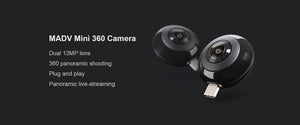 Mini Camera digital 13MP 360 Panorama Video Camera 5.5K HD zoom Sensor Live Stream for Android - jnpworldwide