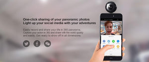 Mini Camera digital 13MP 360 Panorama Video Camera 5.5K HD zoom Sensor Live Stream for Android - jnpworldwide