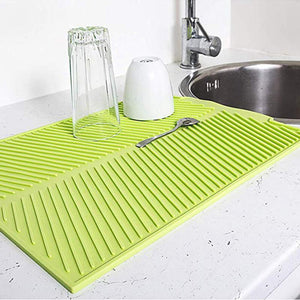 Durable Drying Mat Premium Heat Resistant Tableware Dishwasher Cushion Pad Table Silicone Dish home - jnpworldwide