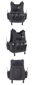 Molle Airsoft Vest Tactical Plate Carrier Swat Fishing Hunting Military Army Armor Police Waistcoat - jnpworldwide