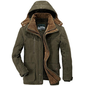 Jacket Desinger Men New Fashion Thicken Casual Winter Jacket Warm Overcoat Plus Outwear coat hood s - jnpworldwide