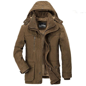 Jacket Desinger Men New Fashion Thicken Casual Winter Jacket Warm Overcoat Plus Outwear coat hood s - jnpworldwide