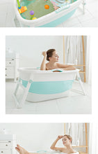 Load image into Gallery viewer, Bath Tub Adult Design Foldable freestanding Bathtub whirlpool white soaking drain acrylic spa walk - jnpworldwide