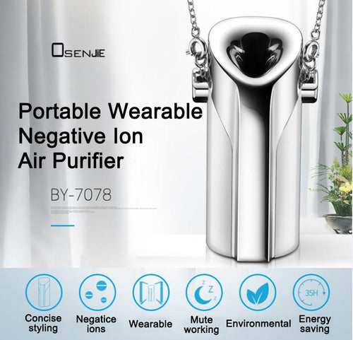 USB Portable Air Purifier Ionizer Clean Negative Ion Generator Anion PM2.5 Dust Pollen Smoke Ozone - jnpworldwide