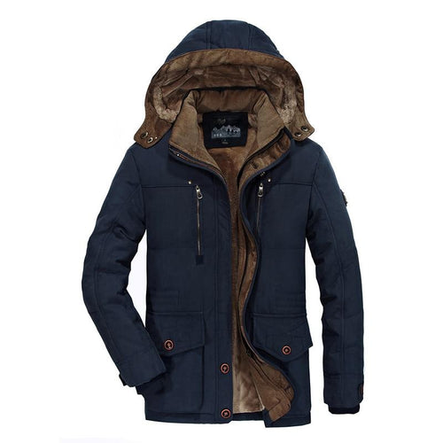 Jacket Desinger Men New Fashion Thicken Casual Winter Jacket Warm Overcoat Plus Outwear coat hood s - jnpworldwide