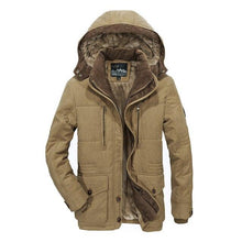 Load image into Gallery viewer, Jacket Desinger Men New Fashion Thicken Casual Winter Jacket Warm Overcoat Plus Outwear coat hood s - jnpworldwide