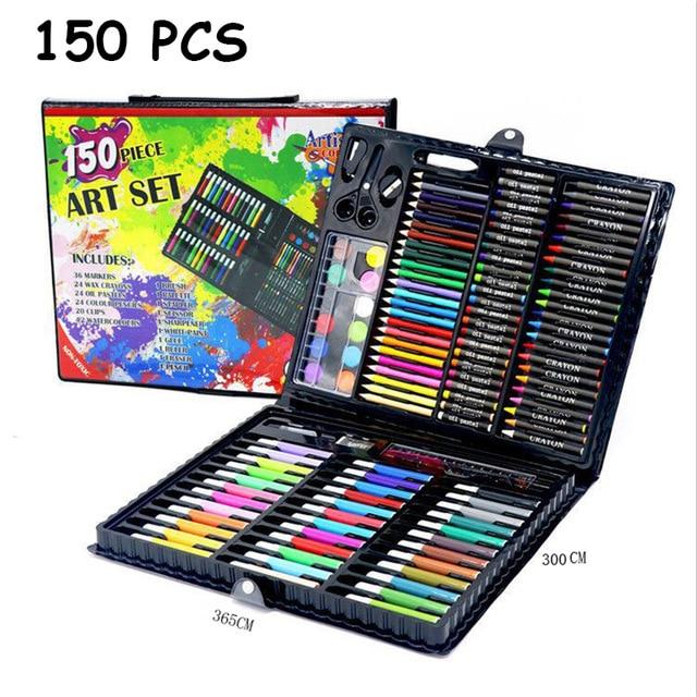 Marker Brush Pen Set Art Drawing Watercolor Children Painting Tools Kids Gift Box Office Stationery - jnpworldwide