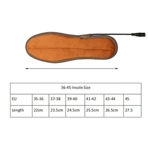 Heating Foot Pads USB Recharge Electric Heated Insoles Shoes Winter Warmer Boots Charge Heater new - jnpworldwide