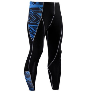 Men Thermal Underwear Long Sleeve Fitness Tights Sportswear Compression Elastic Track Running Wear a - jnpworldwide