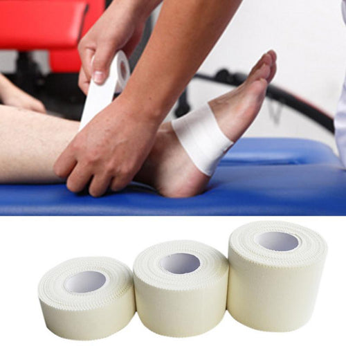 Elastic Cotton Roll Adhesive Athletic Tape Sport Muscle Strain Protection First Aid Bandage Support - jnpworldwide