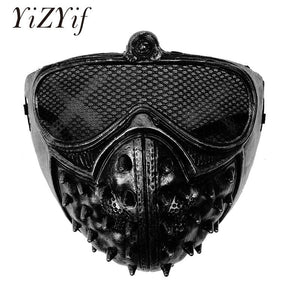 Cosplay Masks Cool Steampunk Rivet Half Face Mask Props Masquerade Halloween Costume Party clubs new - jnpworldwide