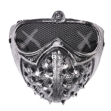 Load image into Gallery viewer, Cosplay Masks Cool Steampunk Rivet Half Face Mask Props Masquerade Halloween Costume Party clubs new - jnpworldwide