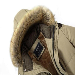 Mens Winter Desinger Thick Coats Hooded Long Sleeve Solid Color Warm Style Homme Clothing Fashion Style Casual Apparel - jnpworldwide