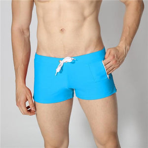 swimwear brief pants Sports Running swimming suite sexy men Gym Male Beach short bag Quick Drying - jnpworldwide
