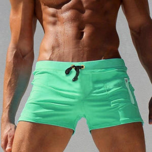 swimwear brief pants Sports Running swimming suite sexy men Gym Male Beach short bag Quick Drying - jnpworldwide