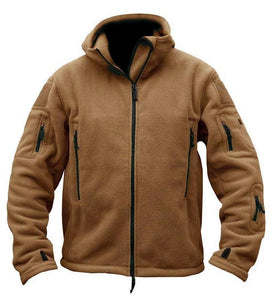 Jacket coat tactical soft shell army mens windbreaker outdoor full zip Safari Cotton Airsoft new man - jnpworldwide