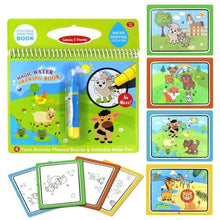 Load image into Gallery viewer, 8 styles Magic Water Drawing Book Coloring Doodle Magic Pen Toys early education Kids Birthday Gift - jnpworldwide